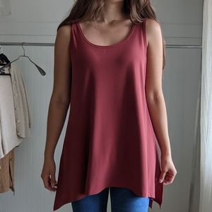 Burgundy top